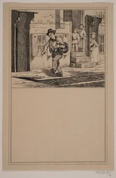 A megfulladt. Nem. 3. a Chr. Winther és M. Rørbye, "25 kép kisgyermekeknek"