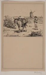 A szamár. Nem. 4 in Chr. Winther és M. Rørbye, "25 kép kisgyermekeknek"