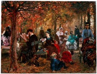 A Jardin de Luxembourgban A Jardin de Luxembourg visszaemlékezése, 1876.