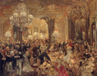Vacsora a bálon, 1878