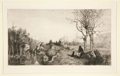 A patak partja Rossilonnál (Ain)