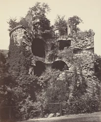 A felrobbantott torony, Heidelbergi kastély,c. 1865 (fotó)