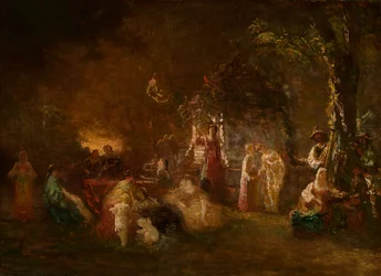 Fête Champêtre, 1844-86 körül (olaj, vászon)