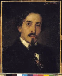 Ferdinánd Viola festő feltételezett portréja, 1859 (olaj, vászon)