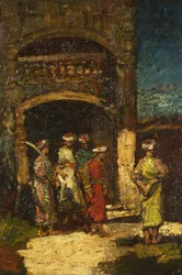 The Executioner, 1860-80 körül (olaj, panel)