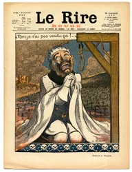 A „The Red Laughter” címlapja, színekben szatirikus