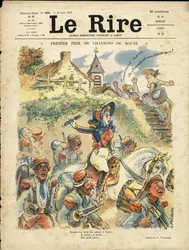Adolphe dit Willette (1857-1926) illusztrációja a Le Lire borítójára