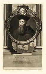 Reginald Pole (1500-1558) (engraving)