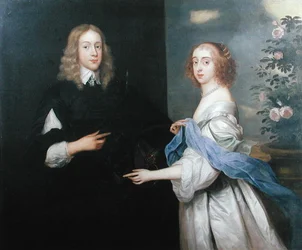 Jan van Hesse és nővére, Margaret (megh. 1710) (olaj, vászon)