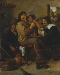Dohányosok, 1636 körül