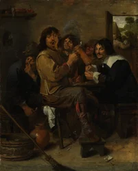 A dohányosok, kb. 1636