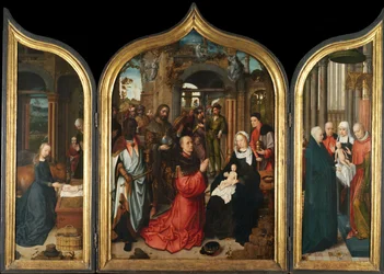 Születés, A mágusok imádása, Bemutató a templomban, 1510-12.