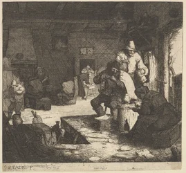 Dohányosok a fogadóban, 1610-85.