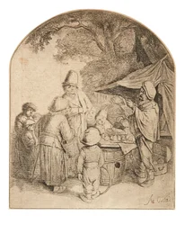 The Quacksalver (rézkarc)