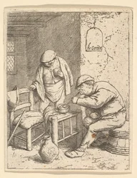 A dohányos és az ivó, 1682 .