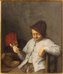 A dohányos és az ivó, 1650 körül
