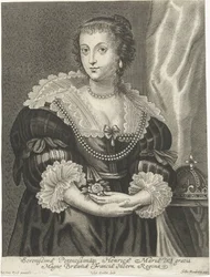 Henrietta Maria, Anglia I. Károly feleségének portréja