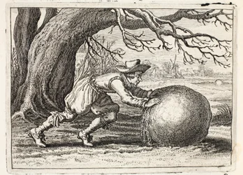 Becsület és erény, illusztráció Johannes de Brune (1589-1658), Jan Jacobs Schipper „Emblemata of Zinne-werk” című művéből, Amszterdam, 1661