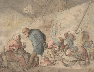 Parasztivás, verso: parasztok vázlatai, 1610-85.