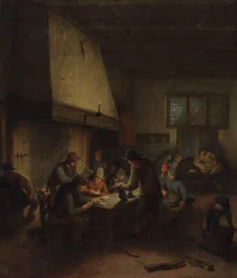 Taverna jelenet, 1660-as évek eleje.