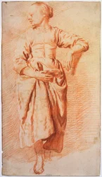 Paraszti öltözetű nő, az 1670-es évek eleje