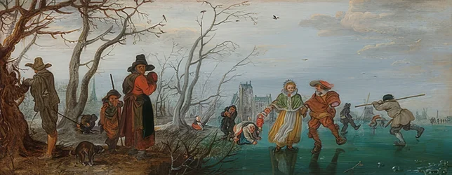 Tél (öröm a jégen). 1625