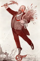 Maurice Couyba (1866-1931) költő és politikus portréja (Maurice Boukay) – Adrien Barrere (1874-1931) rajza a „” FANTASIO””” 1911-ből származik