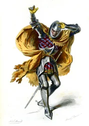 Szent Pál megtérése: Saulus, előadás VI. Károly francia király alatt. 1872 (metszet)