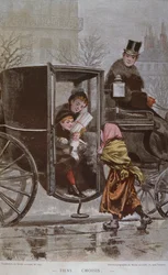 „Kérem válasszon”, illusztráció a „Le Monde Illustre”, 1890 körül