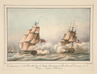 A harcot 1812. augusztus 23-án a Fregatt, az Egyesült Államok elnöke támogatta