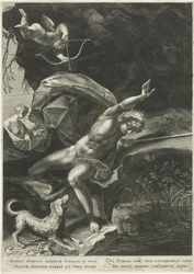 Nárcisz a kútnál Herkules és Cerberus