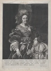 Laura Dianti egy fekete apróddal, 1600-1627.