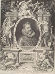 II. Rudolf portréja, 1603.