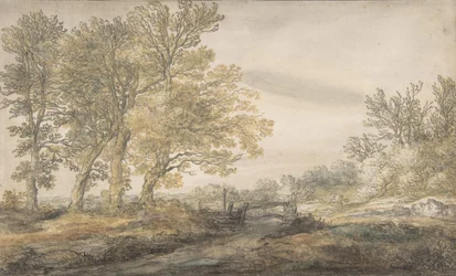 Táj fákkal, 1635-91.