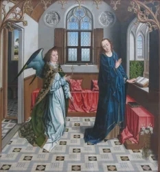Németül: Verkündigung an Maria Annunciation of Virgin Mary.