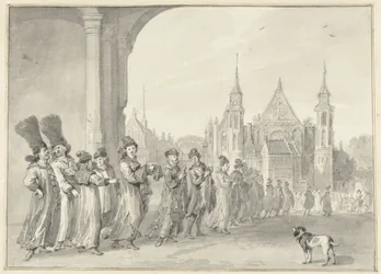 A moszkvai cár nagykövetsége úton a hágai államgyűlésre, 1631. november 4.