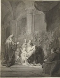 Simeon a templomban