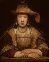 Egy fiatal nő portréja, 1690 körül (olaj, vászon)
