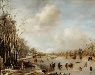 Téli táj, 1645