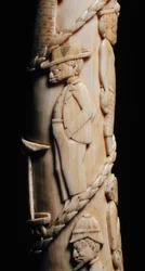 Faragott agyar, Kongó (elefántcsont) (223943 részlet)