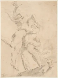 Tanulmány Hercules és Antaeus számára