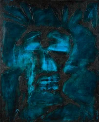 Henri, 2014 (vegyes technika, olaj, vászon)