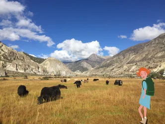 Manang, 2023 (digitális művészet fényképen)