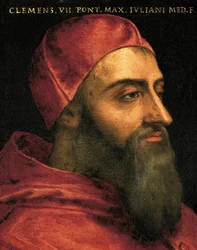Kelemen pápa portréja VII