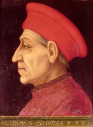 Cosimo posztumusz portréja, Giovanni de Medici, 1565-69 körül (olaj, ón)
