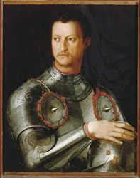 Cosimo I Medici nagyherceg (festmény fára)