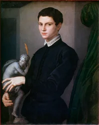Egy szobrász portréja. Angelo Bronzino (1503-1572) festménye