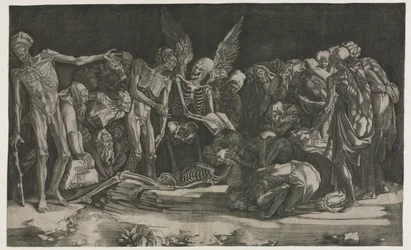 A halál és a hírnév allegóriája, 1518.