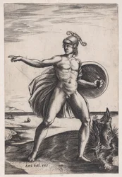 Egy harcos, kb. 1514-36.