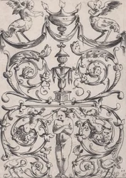 Dísztábla, kb. 1514-36.
